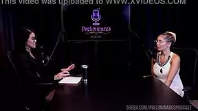 Καλύτερες στιγμές της Barbara Sol στο podcast προκαταρκτικών με Bia Hot μέρος 2 σε sheer red