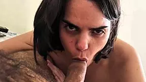 brunette latina gives best blowjob in 2024 😘