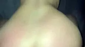 The skinny girl bouncing on my cock in POV.