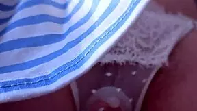 Did this stranger slide his thick cock into my panties on the train?