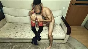 Wife Easily Endures Casting With Young 18+ Fucker In Lingerie