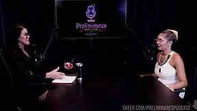 Καλύτερες στιγμές της Barbara Sol στο podcast προκαταρκτικών με Bia Hot μέρος 2 σε sheer red