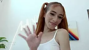 Petite slut Chloe takes on 5 big cocks with DP and piss drinking 😈