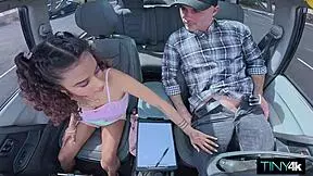Isabella Jules Learns To Drive Her Instructors Stick Shift In A Creampie Session
