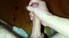 New 11 masturbates with huge cock and cums