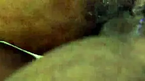 No, don't cum inside my petite african pussy with that huge cock!