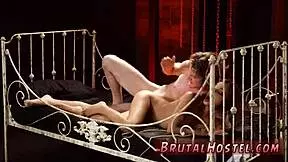 tiny 18+ jade jantzen experiences extreme bondage orgasm for first time