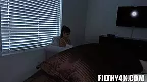 My filthy free-use stepsister Jocelyn Stone takes Johnny Love's cock deep 😈