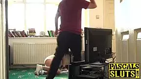 teen subslut spanked and fucked hard by dominant male?