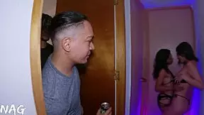 i participated in this bisexual foursome with futbolists and poledancers, getting wet and orgasming