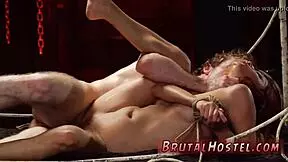 tiny 18+ jade jantzen experiences extreme bondage orgasm for first time