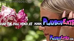 Beautiful Blonde Teen Bombshell Sky Wonderland Reveals Her Slender Curves in Detailed Striptease