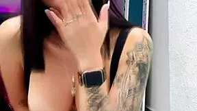 Eighteen-Year-Old Exhibitionist Girlfriend Is Exposed by Her Cuckold Boyfriend