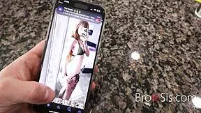 Girl with Freckles Teases Step Bro with Nudes but He Cant Wait Anymore