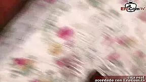 Skinny spanish redhead milf amateur fuck with cum swallow