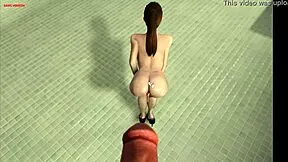 Edwina cums on soles with anal toys