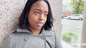 Colombian Paris swallows Torbe's cum in a very filthy caught scene.