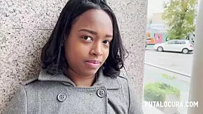 Colombian Paris swallows Torbe's cum in a very filthy caught scene.