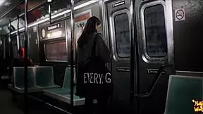 beautiful stranger sucked me in train - mollyredwolf sloppy blowjob 😍