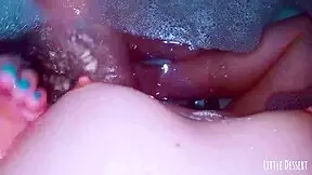 Girl with small tits loves touching herself in the bath, homemade groping