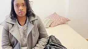 Colombian Paris swallows Torbe's cum in a very filthy caught scene.