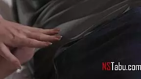 Blonde teen gets sensual pussy fucking from old stepdaddy in the garden