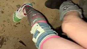 is that skinny 18yo fucking her foreign teacher in public on florida beach?