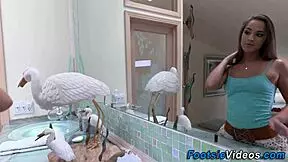 Foot slut anally fucked