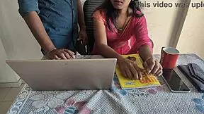 I brutally fucked the desi Indian bhabhi in the office