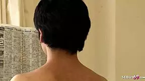 Jav rbnb nudist couple suprise old guy and wife give him a blowjob