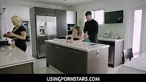 London Rose is anytime freeuse for Tristan Summers in the kitchen