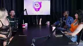 Hyoran Carvalho's Compilations In Sheer Red Lingerie