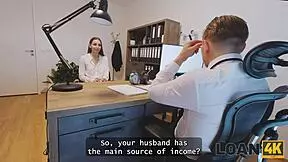 Loan4k Stanley Johnson Seduced Young Customer and Fucked Her in Office