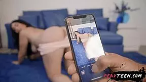 my best friend's girlfriend lets me photograph her big natural tits