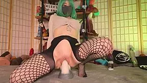 Double penetration huge rhino horns impale me through my asshole and pussy