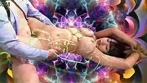 I feel the fusion of techno music and sex bringing me to orgasm