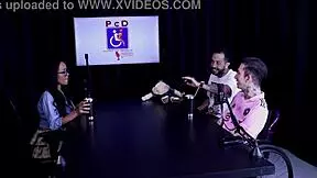 morena alice vasconcelos teases on the stripper pole, showing her big beautiful tits after admitting she turns bisexual when drunk