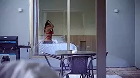 how lucky am i to have a juicy neighbor? is it a pity she caught me jerking off?