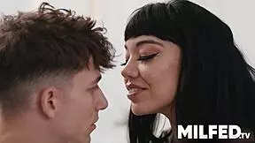 This cheating busty milf can't get enough of that young hard cock