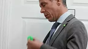 Petite Ra Gia Dibella Uses Thong to Lure Professor Mick to Drill Her Hungry Pussy