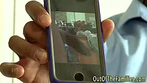 Teen fucks black stepdad