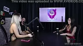 Sexy Girl Masturbates With Red Stockings Toys