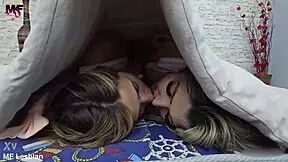 Are these student girls kissing wetly, or is it more?