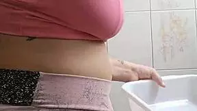 I feel excited calling the neighbor over for lunch in my tight shorts that reveal my swollen pussy.