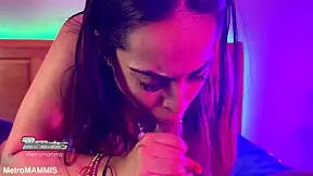 Brazilian Latina babe chokes on big black cock in sloppy POV deepthroat