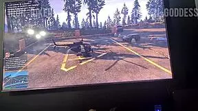 i bet with my stepbro on the video game and lost 😏