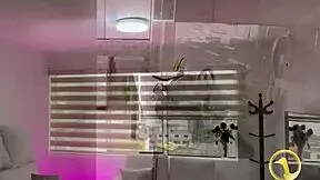 petite venezuelan transitions from street selling to naked cleaning