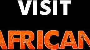 African Black Amateur Teen Sucks Friend's Monster Cock for Cash in Shower Bathroom