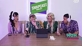 talking cock with the step family swap - little puck, madison blaze, jimmy michaels, mike ox