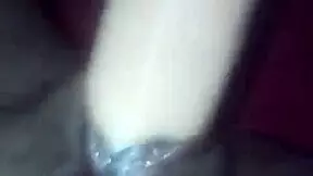 Intense teen tight pussy play with dildo